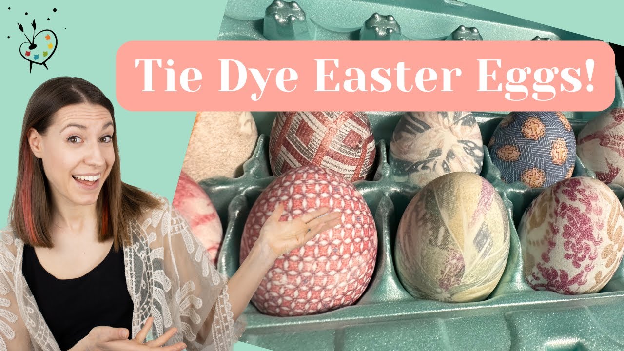 How to Dye Easter Eggs with Silk Ties and Scarves YouTube