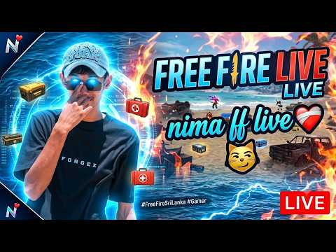 FREE FIRE CUSTOM වැඩ්ඩො එන්න NIMA IS BACK🌝😱🛑ROAD TO 4K !!! FREE FIRE LIVE NIMA FF