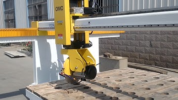 Multi-function bridge marble granite stone 5 Axis CNC cutting machine