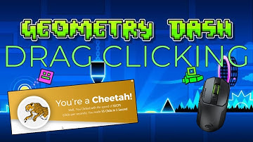 DRAG CLICKING 50+ CPS (Geometry Dash)