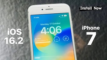 How to Install iOS 16.2 Update on iPhone 7 - Update iPhone 7 on iOS 16.2