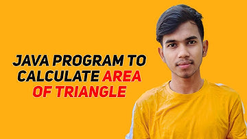 Java program to calculate  area of Triangle | Code with Aakash