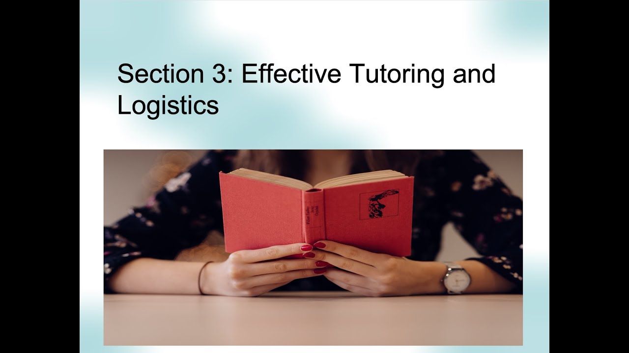 Tutor Training Module 3 - YouTube