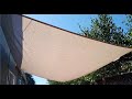 How to install a shade sail