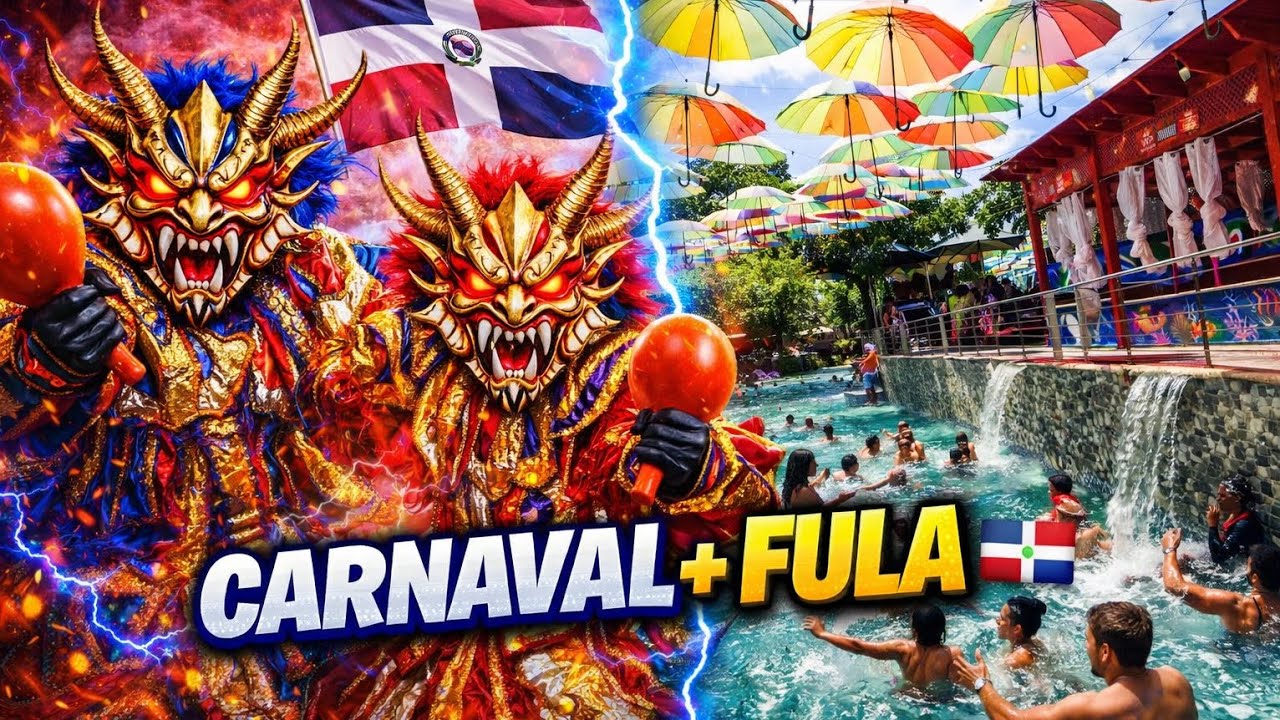 rio FULA la vega y después pa'l CARNAVAL 😛🇩🇴#travel #nature #fula #carnaval 