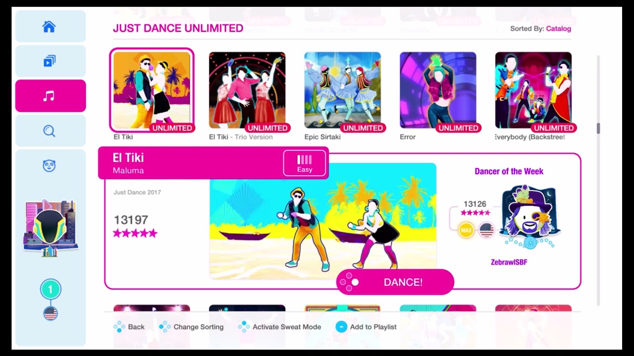 Just Dance 2022 - Unlimited Songlist (Megastar on Everything)