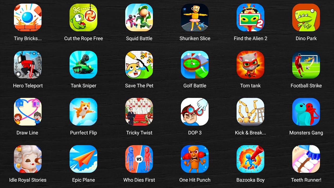 Roblox,Angry Birds Dream Blast,Bad Piggies,Poppy Playtime 4,Hide in The Backroom,Barry Prison...