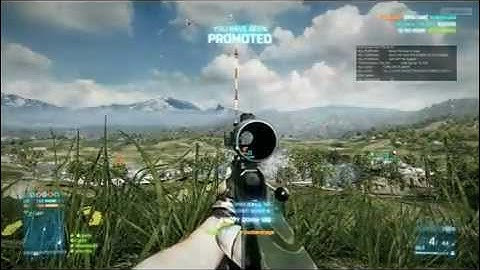 BF3 Amazing Long Range Snipe-Sv98