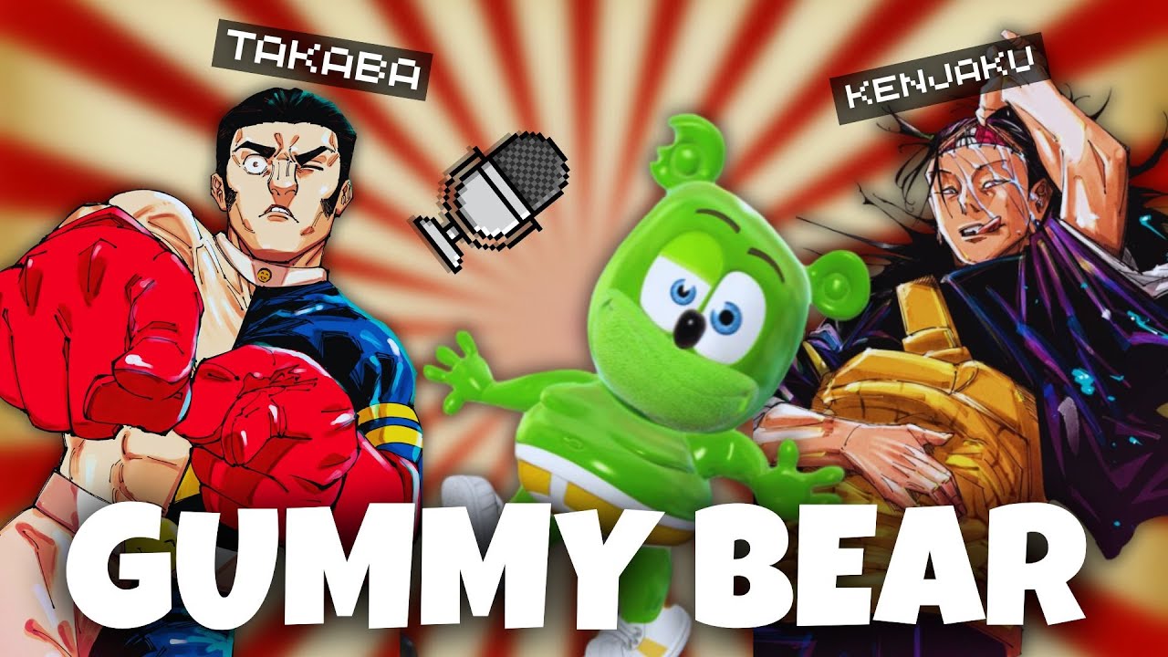 Gummy bear IITakaba vs Kenjaku Dance TikTok vercion