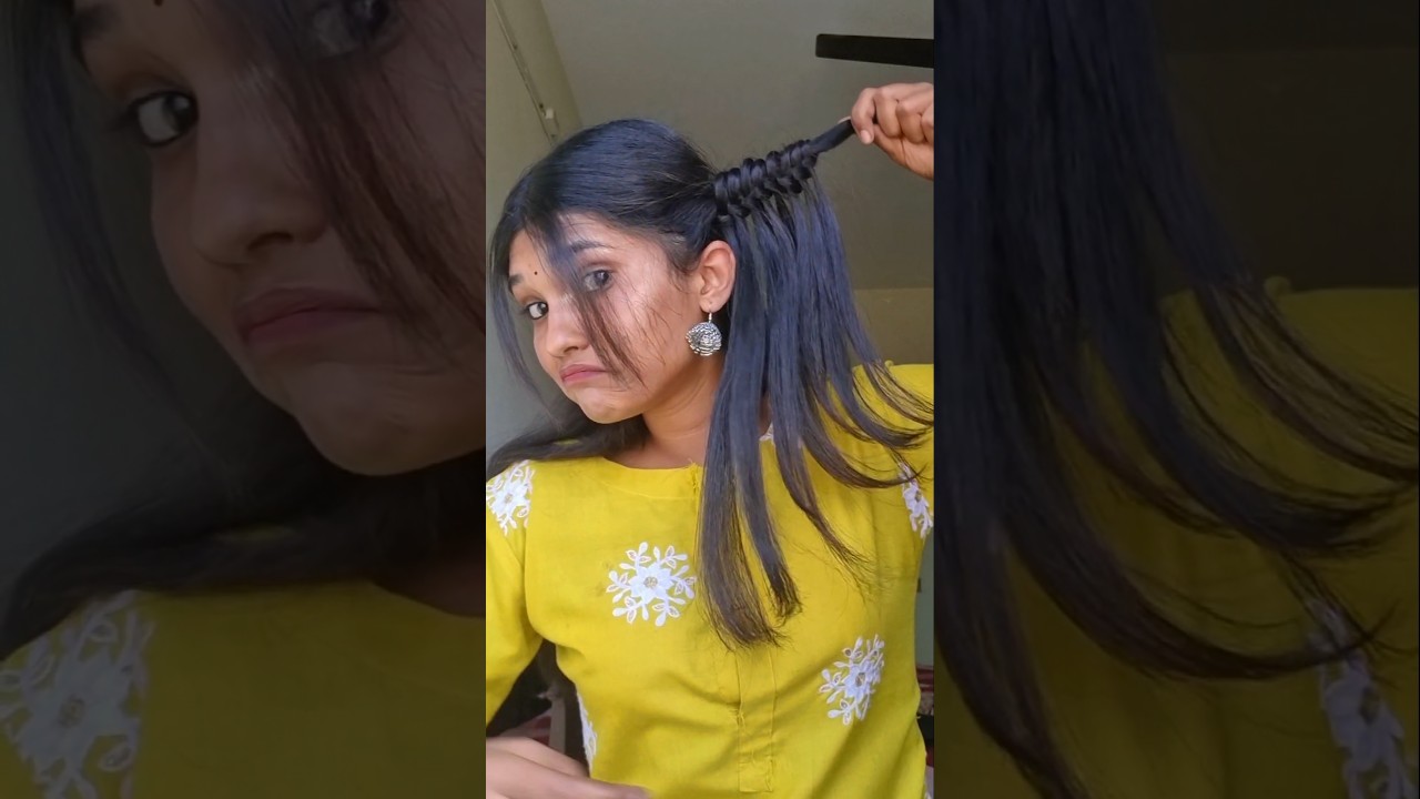 Easy hairstyle for function😱😍#hairstylehack #easyhairstyle #girlshairstyle #hack