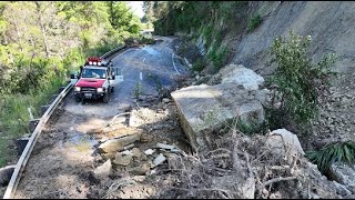 Cyclone Gabrielle - SH2 destroyed north of Napier