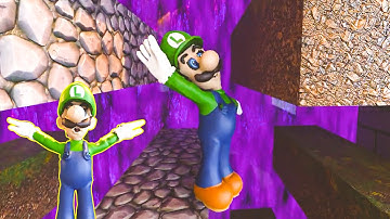 Luigi funny relaxing satisfying asmr jelly Bouncy 3d softbody Simulation animation @ best luigi fall