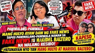 MANG HULYO, ISA DIN SA NAGPAKALAT NG FAKE NEWS! MARIDEL BALTERO, BIGLANG KAMBYO! SINULSULAN LANG DAW