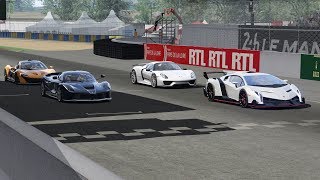 1 lap around la sarthe with the lamborghini veneno and "holy trinity"
sarthe:
http://www.racedepartment.com/downloads/circuit-de-la-sarthe-24-hours-of...