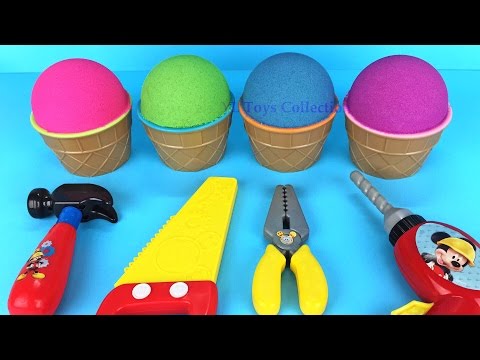 Kinetic Sand Ice Cream Surprise Tools Surprise Toys Fun for Kids
