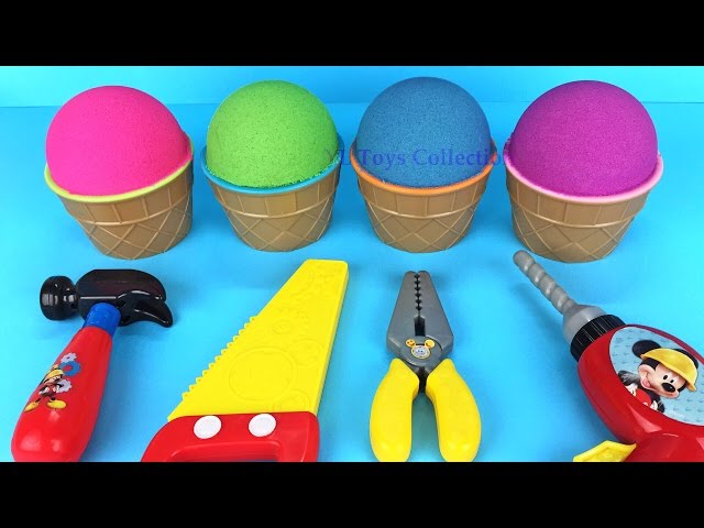 Kinetic Sand Ice Cream Surprise Tools Surprise Toys Fun for Kids class=
