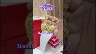 1gm Goldplated earrings price 990 WhatsApp number 6295282989@moumitascollection1998#goldjewellery