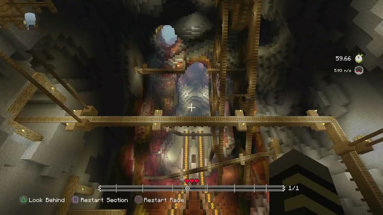 Minecraft Legacy Edition Glide Run (Canyon)