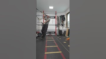 TRX Bicep Curl with Tricep Press Down #trxtraining #trx