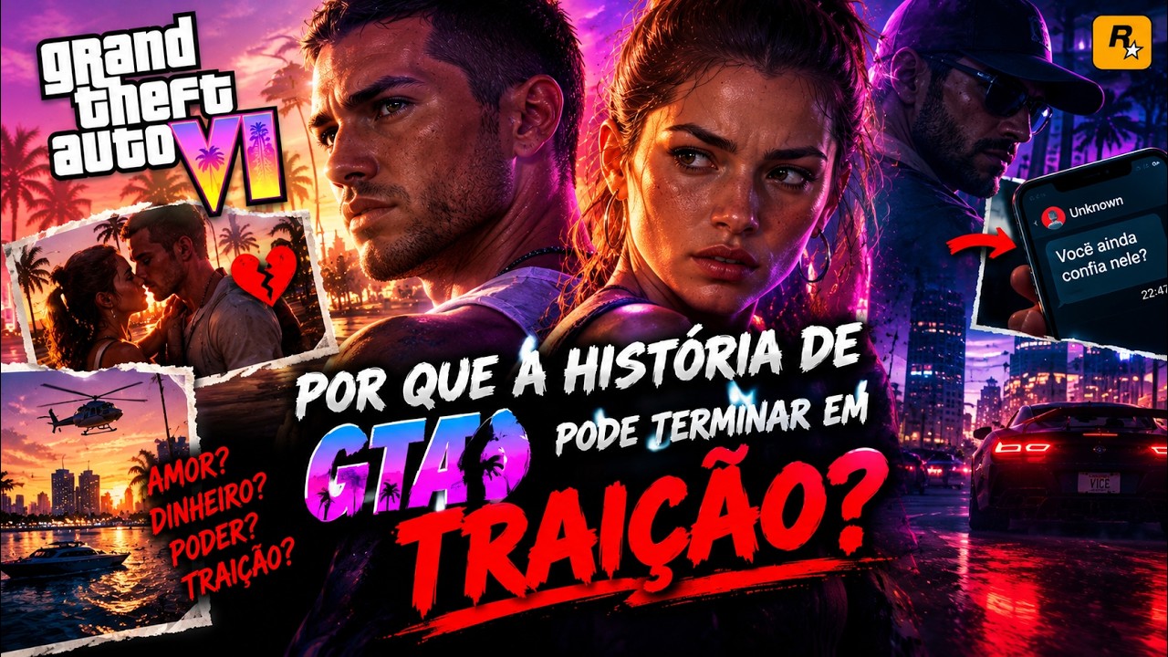 Video thumbnail for GTA 6 ESCONDE UMA TRAIÇÃO? A HISTÓRIA PODE SER MUITO MAIS SOMBRIA!