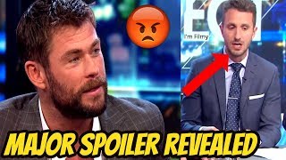 Thor 3: Ragnarok - Chris Hemsworth Gets Angry On Interviewer For Revealing a Major Spoiler - 2017