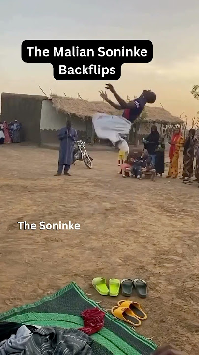 Can You Beat The Soninke Backflip in Mali? #shorts #africa #culture