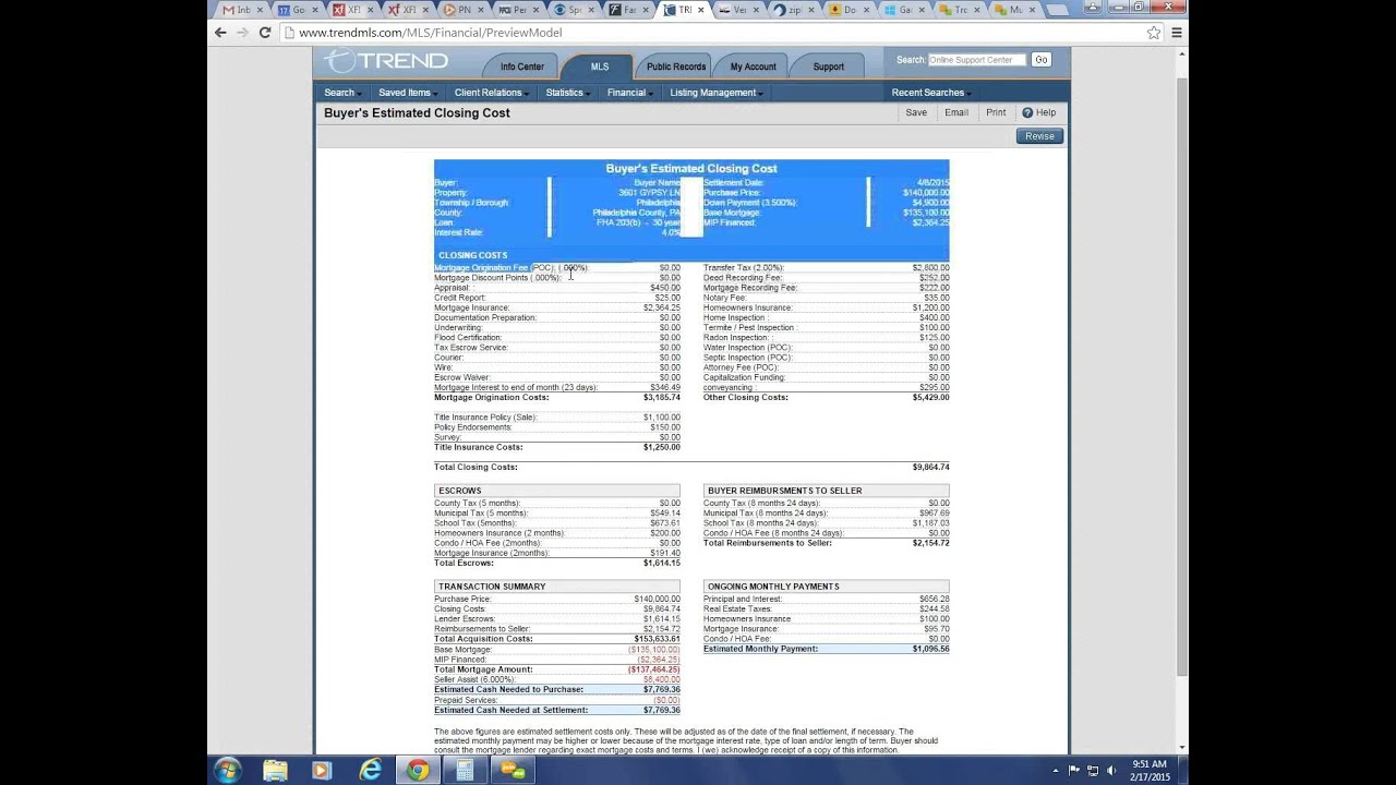 Buyers Closings Costs 02 17 2015 YouTube