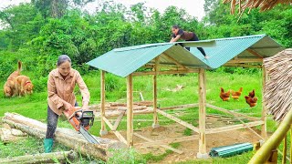 Build Wooden House Corrugated Iron Roofing - BUILD LOG CABIN - Wooden House | New Peaceful Life