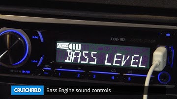 Alpine CDE-152 Display and Controls Demo | Crutchfield Video