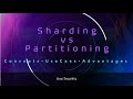 Sharding vs Partitioning #sharding #databaseconcepts #databases #scalingup #databasemanagement #sql
