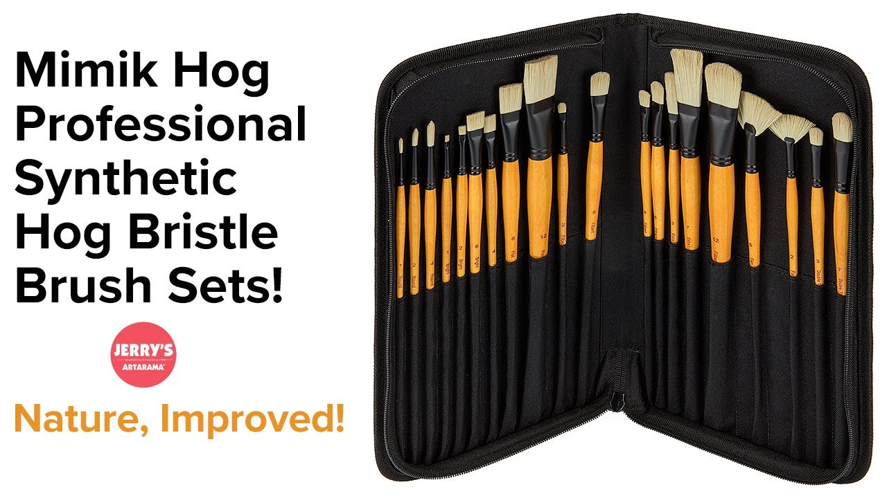 Mimik Hog Synthetic Bristle Brushes