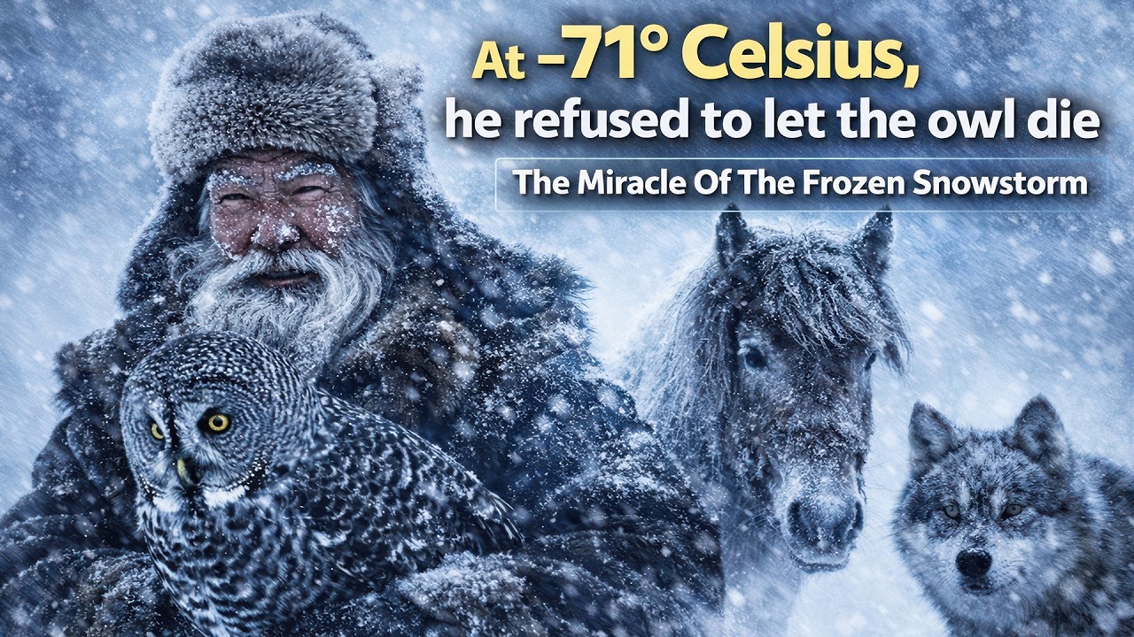 At −71° Celsius, he refused to let the owl die | The Miracle Of The Frozen Snowstorm