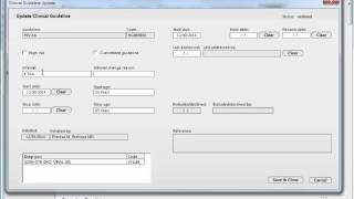 Care Guidelines: Update and Interval Change