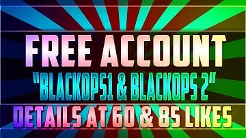 [PS3/BO1/BO2] 2 FREE MODDED ACCOUNTS [DONE]