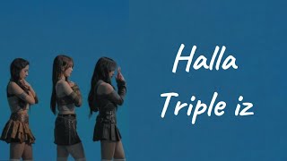Download lagu Halla - Triple iz (Speed up  Lyrics)
