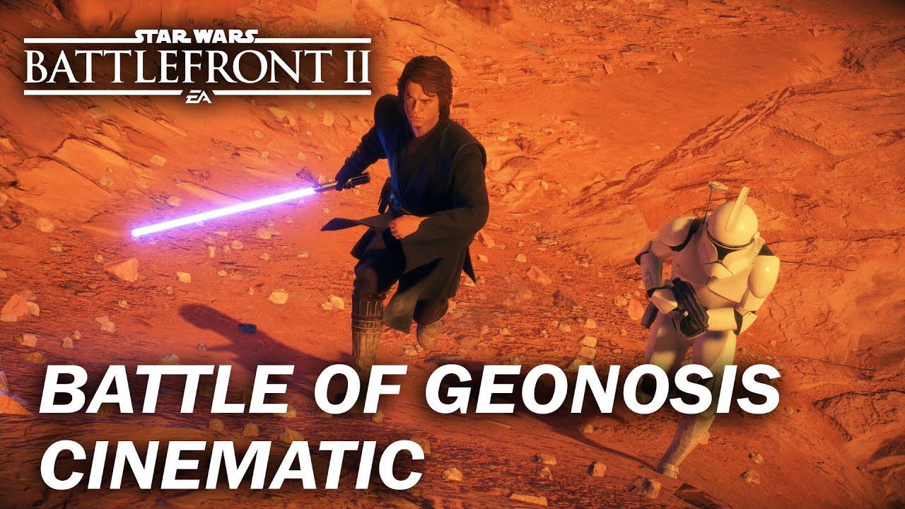 Star Wars Battlefront 2 | Battle of Geonosis - cinematic gameplay - YouTube