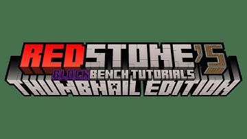 HOW TO MAKE A MINECRAFT VIDEO THUMBNAIL W/BLOCKBENCH