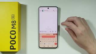 POCO M8 5G: How to Turn ON Voice to Text (Send Messages with Voice) screenshot 5