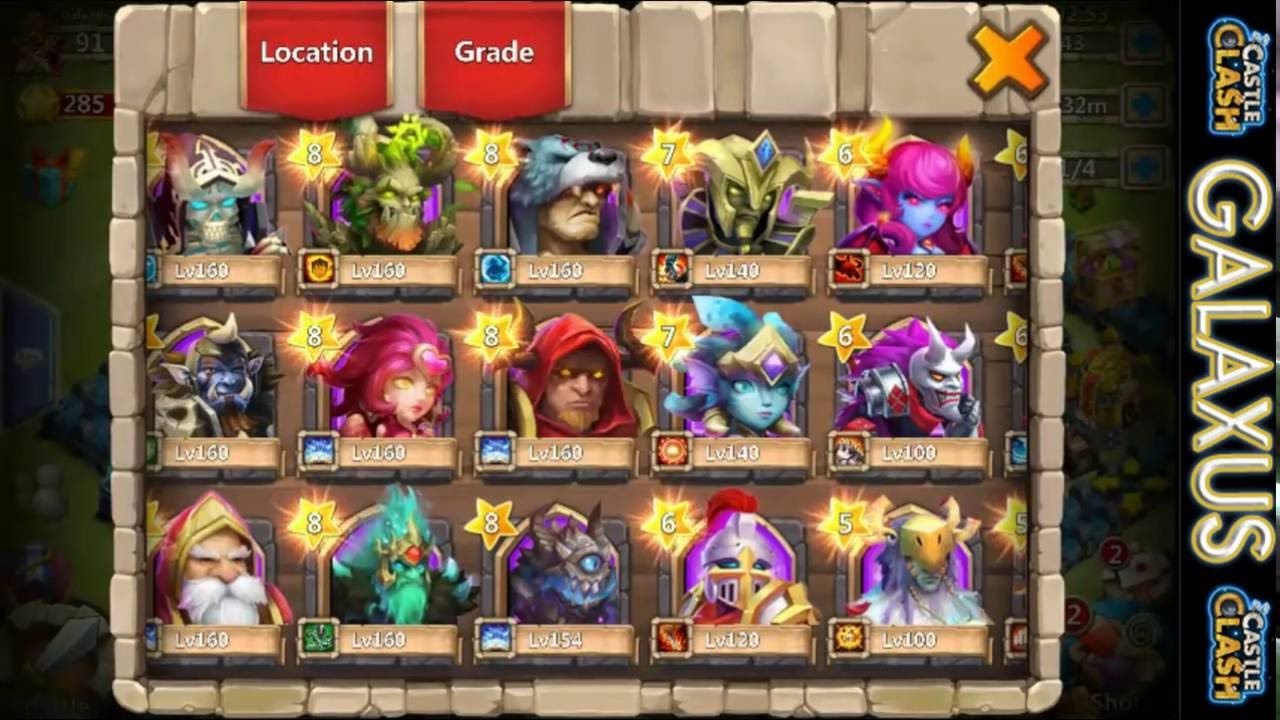 Castle Clash-Preparing Grimfiend and Ghoulem for Evolution(GalaxusBliss)