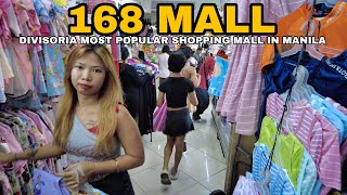 168 Shopping Mall  Walk Tour Inside The Biggest Bargain In Manila Philippines4k