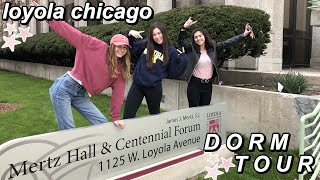 loyola university chicago ✰ mertz triple dorm room tour