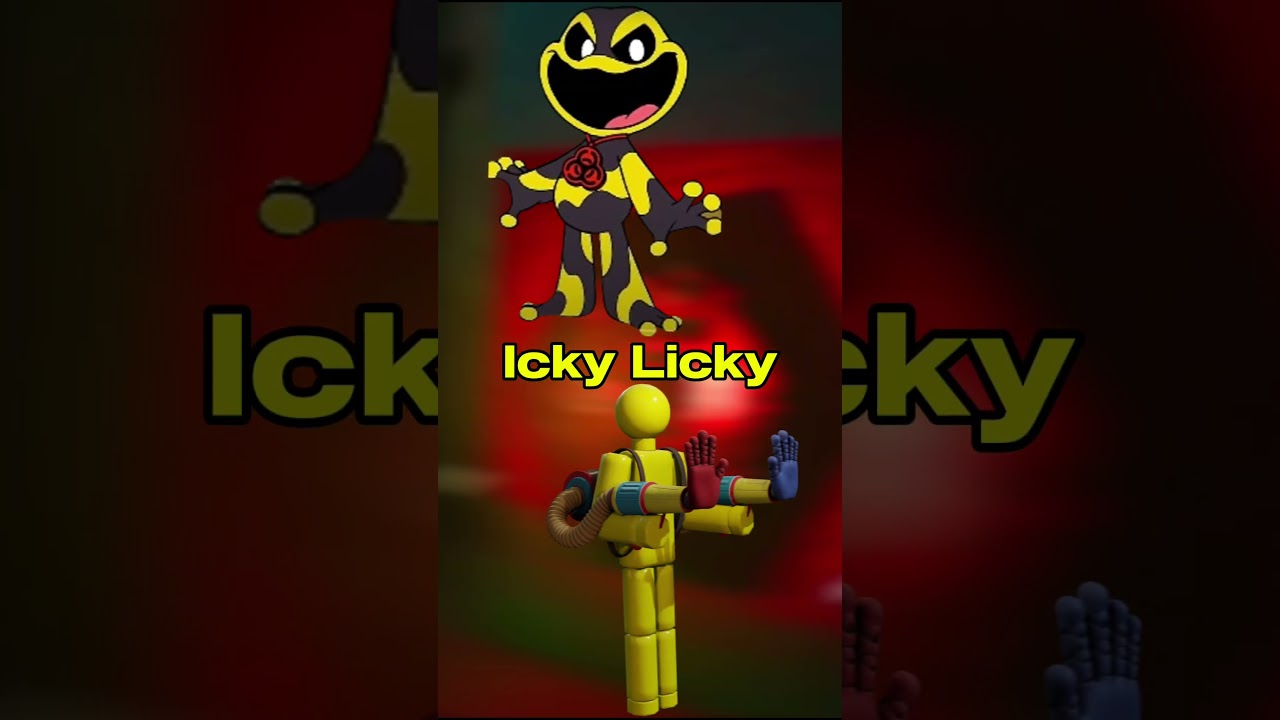 Who ICKY LICKY Is In POPPY PLAYTIME CHAPTER 4 #shorts #poppyplaytimechapter4 #nightmarecritters