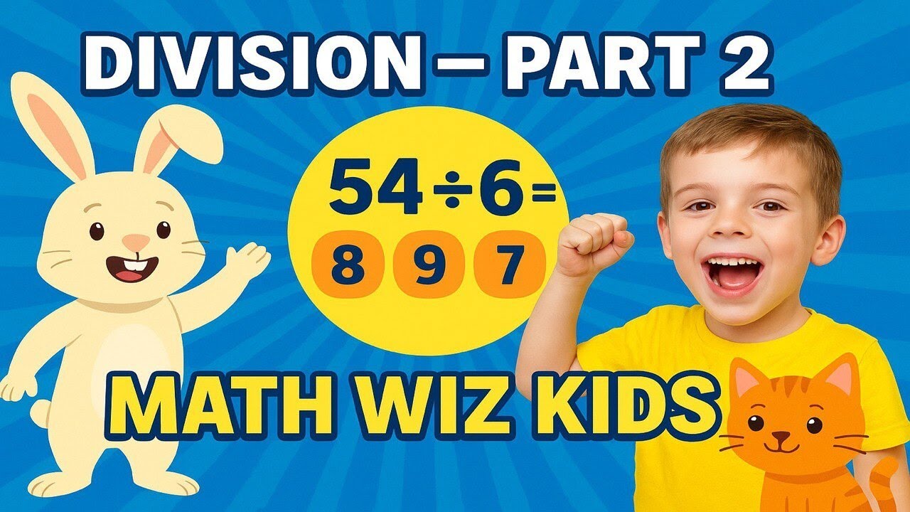 Learn Division with Fun! Division Quiz Practice for Kids | Math Wiz ...