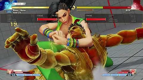 SFV Laura S5:  Stun combo