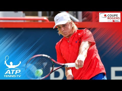 Dramatic Denis Shapovalov match point saves and win | Coupe Rogers Montreal 2017