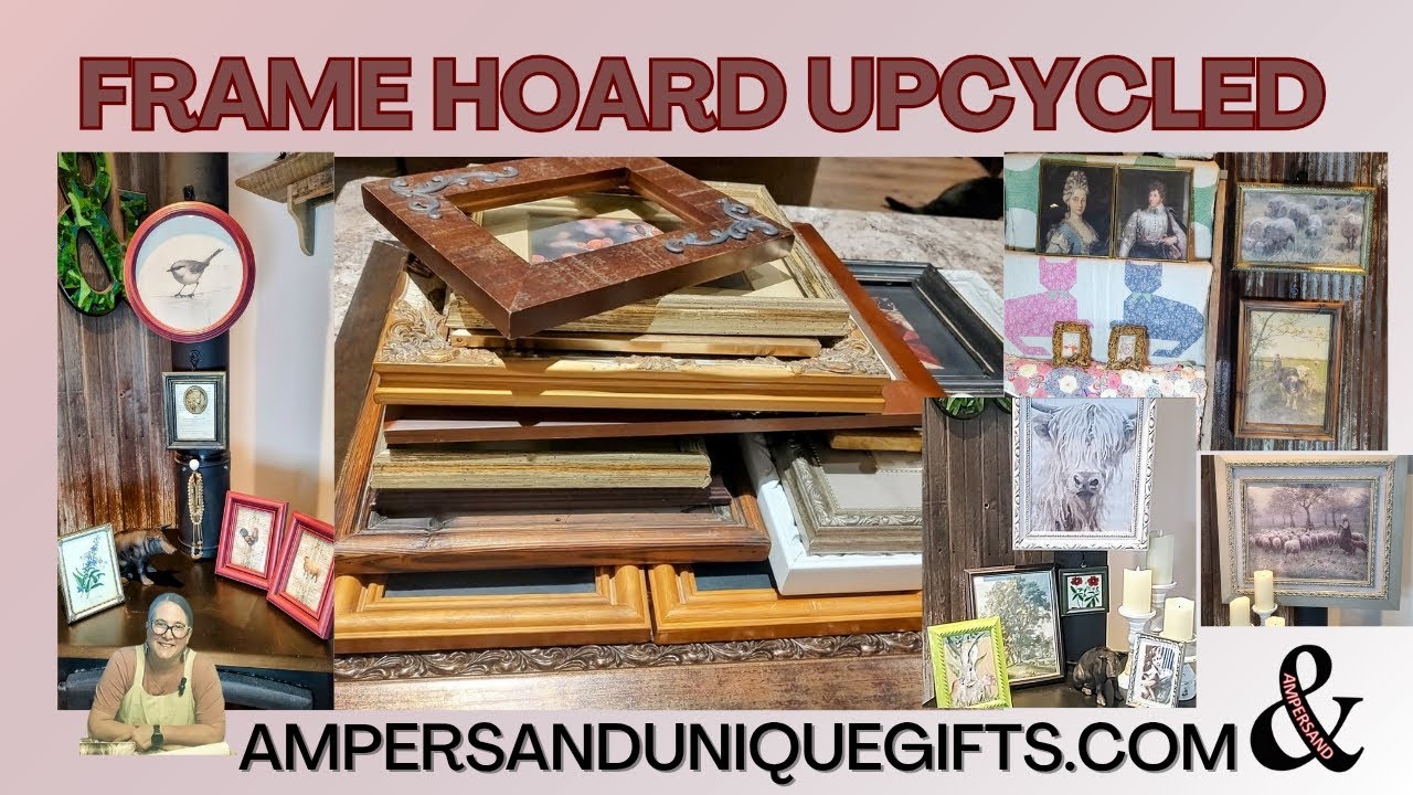 19 Frames upcycled with Debi's Design Diary, IOD, Jami Ray Vintage, Fusion & more!