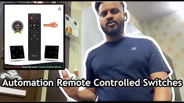 Aura Home Automation Remote Controlled Switches (Four Channel Switch + Fan Regulator)