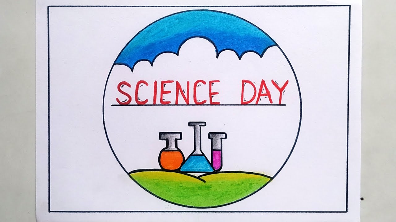 National Science Day Drawing / National Science Day Poster Drawing
