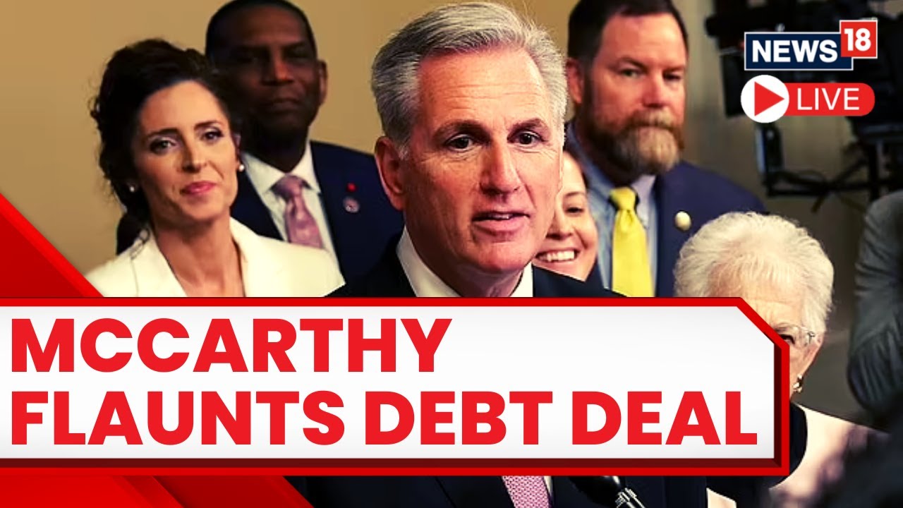 McCarthy Celebrates After US House Passes debt Bill Debt Ceiling 2023