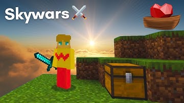 My First Time Playing Skywars: Lifeboat! | Minecraft PvP